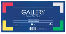 Gallery enveloppen 114 x 229 mm, gegomd, pak van 50 stuks